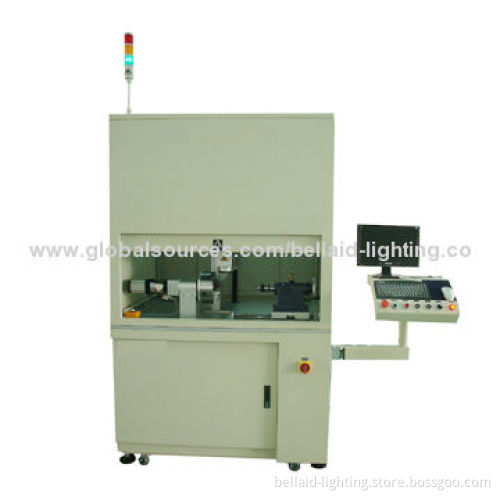 Fiber laser marker with rotary device